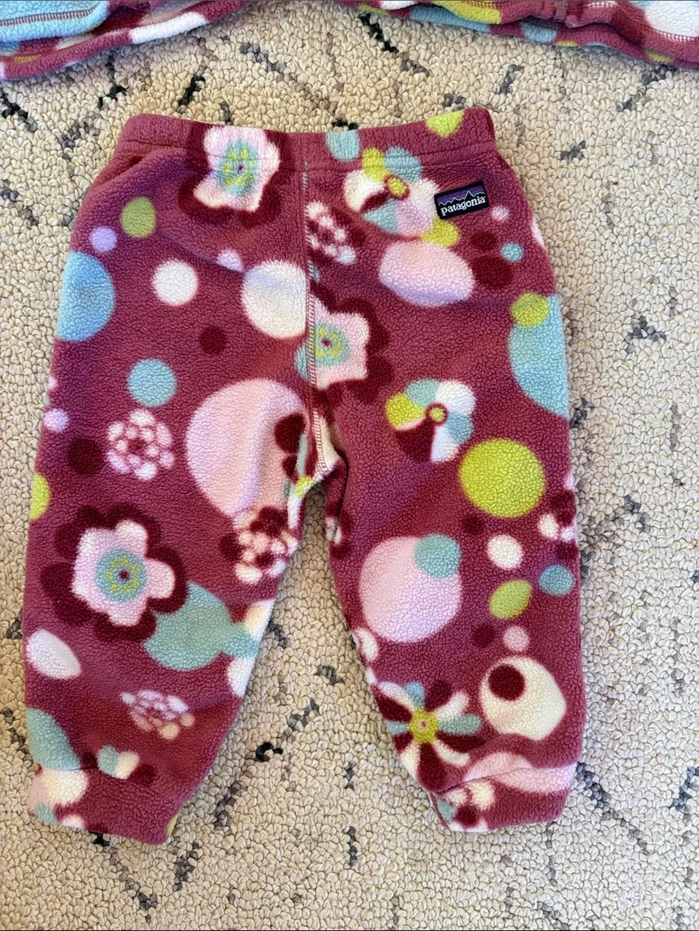 Patagonia vintage micro D fleece set (18/24m)